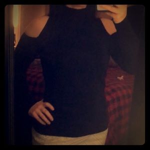 WHBM Cold Shoulder Top